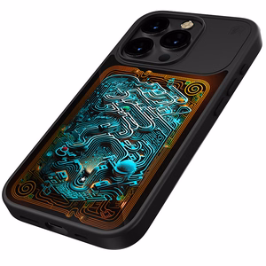 STM Reveal Warm MagSafe ümbris seadmele iPhone 15 Pro Max, Black Realm värvitoonis