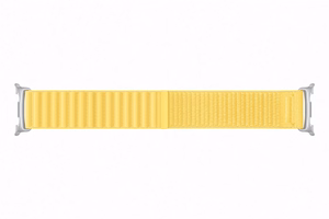 Kollane Samsung SVL33LY Fabric Band kangast kellarihm (M/L) Galaxy Watch9 ja Galaxy Watch8 mudelitele