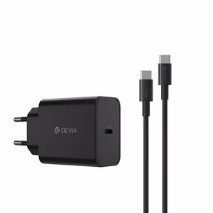 Devia сетевое зарядное устройство Rocket PD 45W 1x USB-C белое + кабель USB-C - USB-C