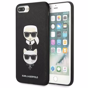 Karl Lagerfeld Saffiano Karl&Choupette Head ümbris jaoks iPhone 7 Plus / iPhone 8 Plus - must