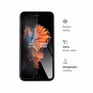 Закалённое стекло для iPhone 6 / 6S Blue Star