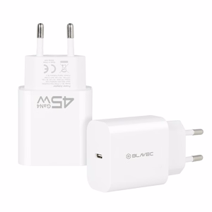 Blavec Wall charger BC-7 GaN4 - Type C - PD QC 45W 3A (TCBC7G4-CW453A) white