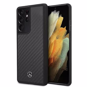 Mercedes Dynamic Line ümbris Samsung Galaxy S21 Ultra jaoks - must