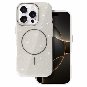 Magsafe Slim Shiny jaoks Iphone 15 Pro Max hõbedane