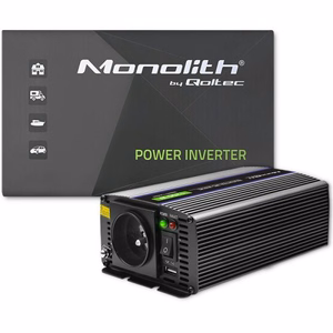 Qoltec Monolith toiteadapter / inverter Auto/siseruumidesse 600 W must