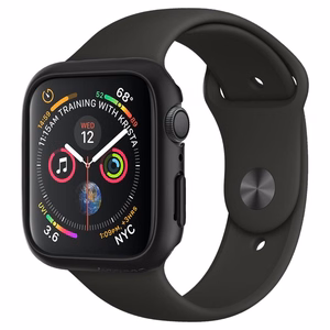Spigen Thin Fit чехол для Apple Watch 4/5/6/SE (44mm) - Чёрный
