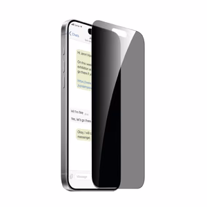 Puro Privacy Karastatud klaas jaoks iPhone 16 Pro Max / iPhone 15 Pro Max