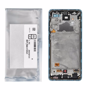 ServicePack LCD-дисплей для SAMSUNG A72 4G A725F GH82-25460B синий