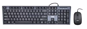 iBox IKMS606 klaviatuur koos hiirega koduks USB QWERTY UK English must