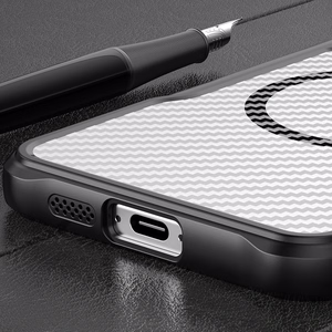 Чехол Defender Carbon Mag для Samsung Galaxy S26 Plus чёрный