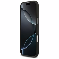 KARL LAGERFELD ümbris jaoks IPHONE 17 Air compatible with MagSafe KLHCP17MPSFDHPOK (FW Grained PU W/ K&C Heads Pins & Logo) must