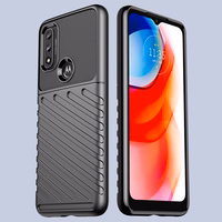 Thunder Case paindlik soomustatud kaitsekate Motorola Moto G Play 2022 must