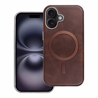 GENTLEMAN MAG COVER Ümbris compatible koos MagSafe jaoks IPHONE 16e (SE 4 2025) pruun