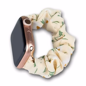 Kangast Apple Watchi rihm 42/44/45mm rihmaga käevõru elastne rihm - kollane