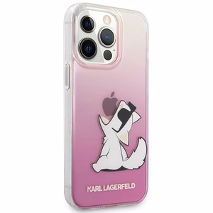 Karl Lagerfeld KLHCP14XCFNRCPI kõva ümbris iPhone 14 Pro Max 6,7" Choupette Fun – roosa