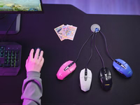 Trust GXT 109W Felox - 6400 DPI optical gaming mouse (valge)