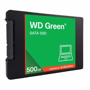 SSD|SANDISK|Green|POWERED BY SANDISK|500 GB|Serial ATA III|Lugemiskiirus 545 MB/s|2.5"|WDS500G5G0A