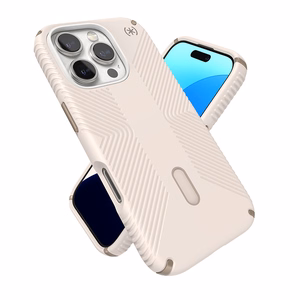 Speck Presidio2 Grip ClickLock & MagSafe ümbris seadmele iPhone 16 Pro, Bleached Bone / Heirloom Gold / Hazel Brown