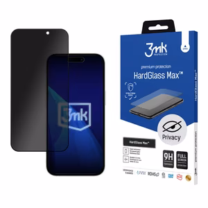 9H Privacy Glass 3mk HardGlass Max Privacy jaoks Apple iPhone 16 Pro