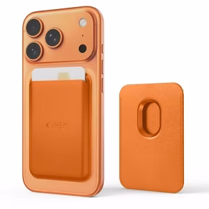 TECH-PROTECT MAGWALLET MAGSAFE UNIVERSAL MAGNETILINE KAARDIHOIDJA oranž