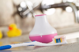 Quirky Bobble Brush hambaharjahoidik, sinine
