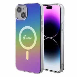 Guess IML Iridescent MagSafe ümbris jaoks iPhone 15 / 14 / 13 6.1" - multicolor
