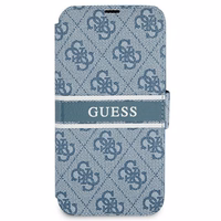Guess GUBKP13S4GDBL iPhone 13 mini 5.4" sinine/sinine raamat 4G Stripe