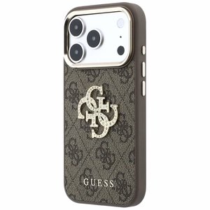 Ümbris mudelile IPHONE 18 Pro Max/17 Pro Max (Big Strass Logo 4G) (värv: pruun)