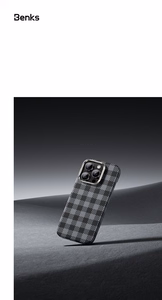 Benks Magnetic Armor Vichy Kevlar Чехол (BF65) для Iphone 16 Pro чёрный