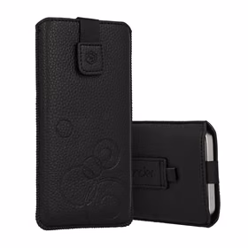 WONDER Deko Pouch Ümbris (Size S) jaoks Nokia 105 2019/150/216 must