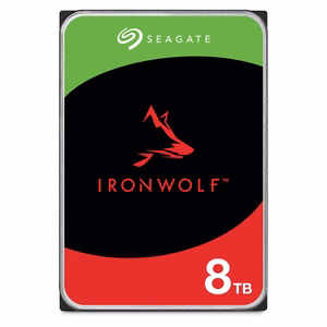 Seagate IronWolf internal hard drive 8 TB 256 MB 3.5" Serial ATA III (ST8000VN004)