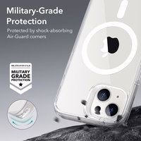 ESR Classic Hybrid Halolock ümbris koos MagSafe'iga iPhone 13 / iPhone 14 jaoks - läbipaistev