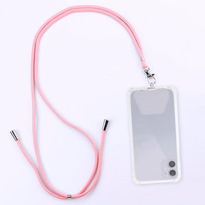 Universal neck strap jaoks phones roosa