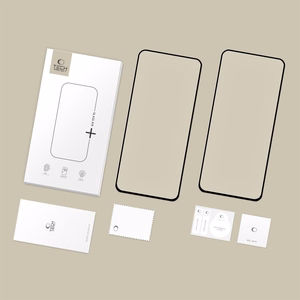 Karastatud klaas Tech-Protect Glass Fit+ 2-Pack Samsung S731 S25 FE must