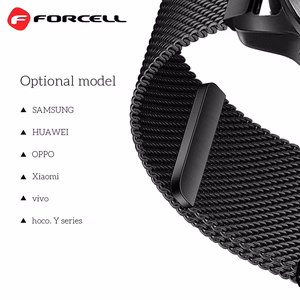 Strap to Samsung Galaxy Watch Forcell F-Design FS11 magnetic steel 22 mm silver