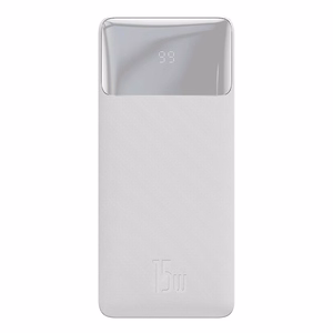 Baseus Bipow powerbank with display 10000mAh 15W (Overseas Edition) White