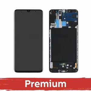 LCD ekraan ühilduv Samsung A705 A70 raamiga / suur ekraan / OEM
