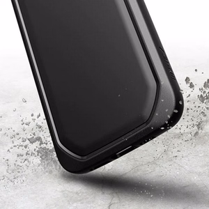 X-Doria Raptic Slim ümbris seadmele iPhone 14 Pro Max, biolagunev, must