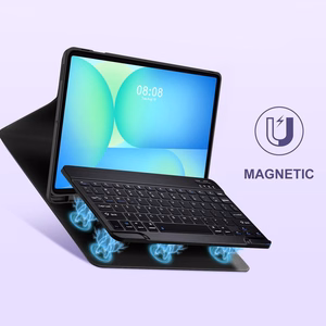 Tech-Protect SC Pen + Keyboard Ümbris jaoks Samsung Galaxy Tab S10 FE+ 13.1 X620 / X626B - Must
