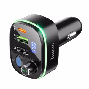 Transmiter samochodowy bluetooth Hoco 2 x USB A + USB C QC3.0 PD 20W E62 must