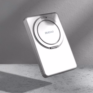 Dudao K28S 20W PD 5000mAh Powerbank MagSafe ja alusega - hõbedane