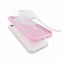 Puro Cover in TPU "GRADIENT" with Magsafe and gradient effect jaoks iPhone 16E, roosa