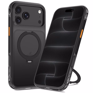 Tech-Protect MagAir Stand MagSafe CC  iPhone 18 Pro Max / 17 Pro Max ümbris, mattmust