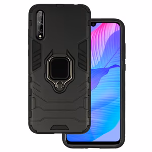 Ring Armor Ümbris jaoks Huawei P Smart S Must