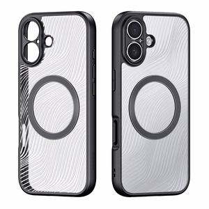 Чехол Dux Ducis Aimo Mag совместимый с MagSafe для iPhone 17 чёрный