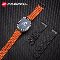 Strap to Apple Watch Forcell F-Design FA06 Silikoon holes 42 / 44 / 45 / 49 mm oranž