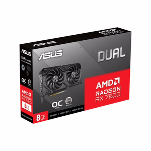 ASUS Dual -RX7600-O8G-EVO AMD Radeon RX 7600 8 GB GDDR6 Videokaart