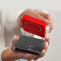 Powerbank SBS TEBB5000MAG1CR 5000 mAh ühilduv MagSafe'iga - punane