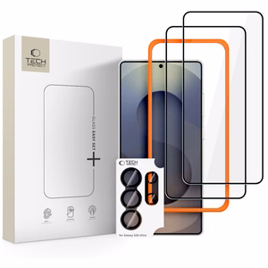 Tech-Protect Easy Set+ 3-pakk karastatud klaas Galaxy S26 Ultra must