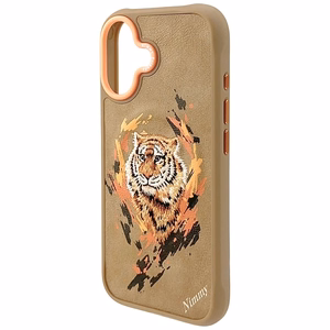 Nimmy Tiger MagSafe ümbris jaoks iPhone 17 - light brown